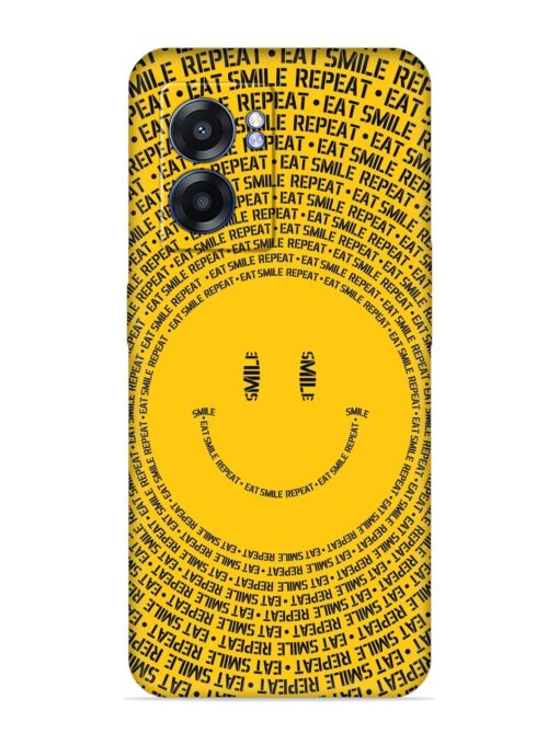 Smiley Embossed Soft Silicone Case for Realme Narzo 50 (5G) Zapvi