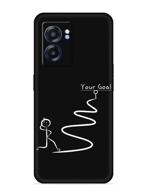 Your Goal Embossed Soft Silicone Case for Realme Narzo 50 (5G) Zapvi