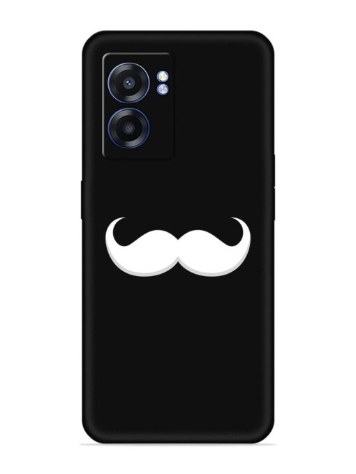 Mustache Vector Embossed Soft Silicone Case for Realme Narzo 50 (5G)