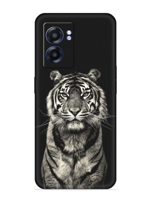 Tiger Art Embossed Soft Silicone Case for Realme Narzo 50 (5G)