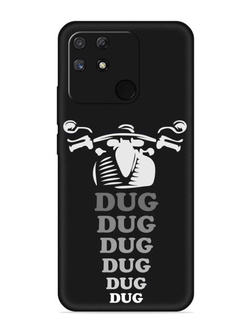 Dug Dug Dug Embossed Soft Silicone Case for Realme Narzo 50A Zapvi