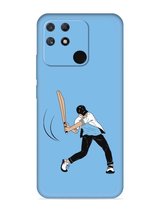 Cricket Gully Boy Embossed Soft Silicone Case for Realme Narzo 50A Zapvi