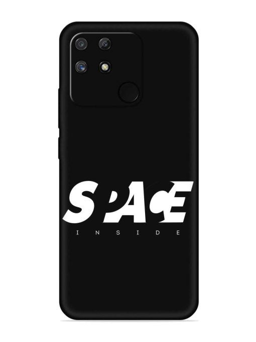 Space Typography Art Embossed Soft Silicone Case for Realme Narzo 50A Zapvi