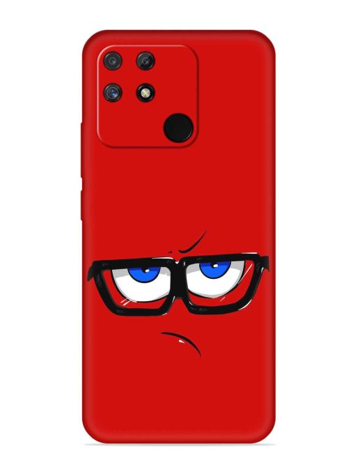 Rad Angry Face Embossed Soft Silicone Case for Realme Narzo 50A Zapvi