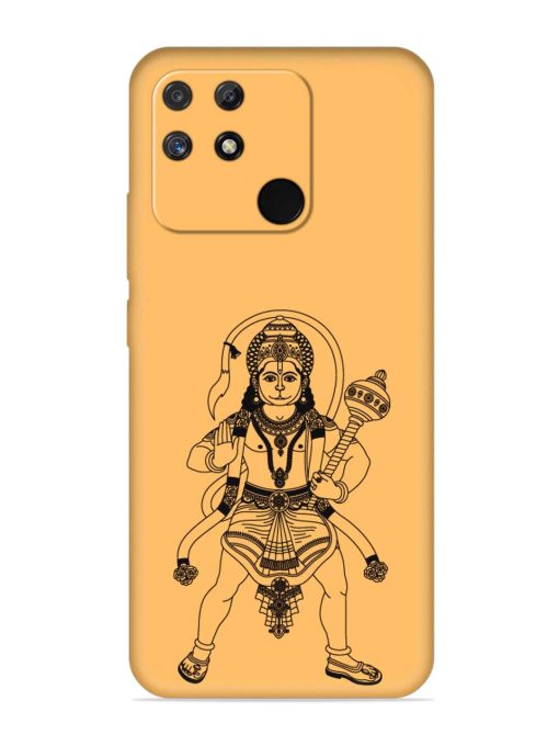 Indian God Hanuman Embossed Soft Silicone Case for Realme Narzo 50A Zapvi