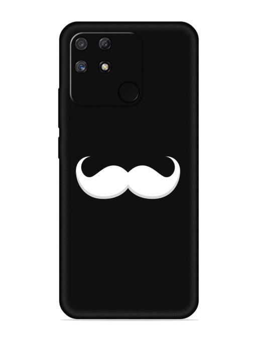 Mustache Vector Embossed Soft Silicone Case for Realme Narzo 50A Zapvi