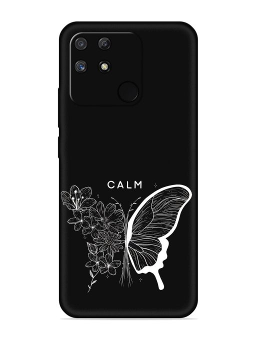 Calm Embossed Soft Silicone Case for Realme Narzo 50A Zapvi