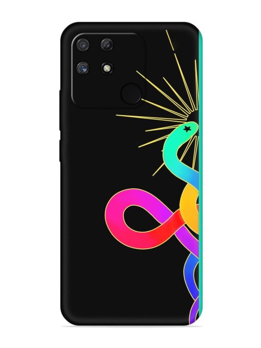 Art Geometric Abstraction Embossed Soft Silicone Case for Realme Narzo 50A