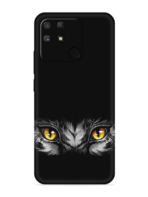 Scary Eye Embossed Soft Silicone Case for Realme Narzo 50A