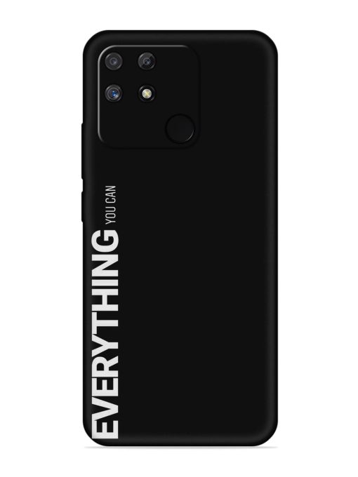 Everything You Can Embossed Soft Silicone Case for Realme Narzo 50A