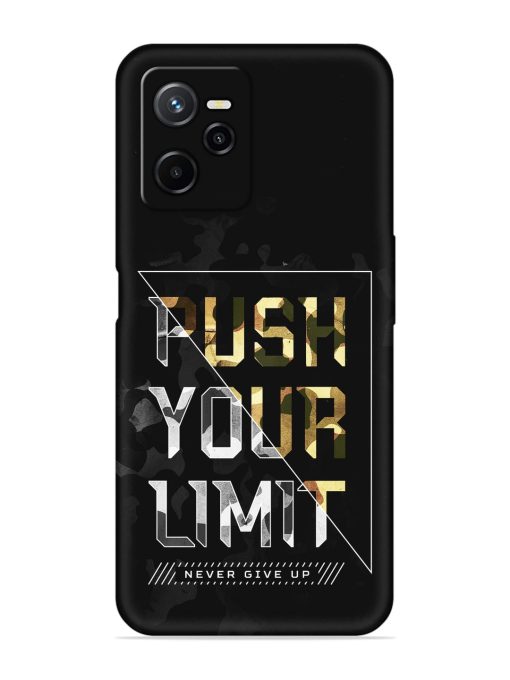 Push Your Limits Embossed Soft Silicone Case for Realme Narzo 50A Prime Zapvi