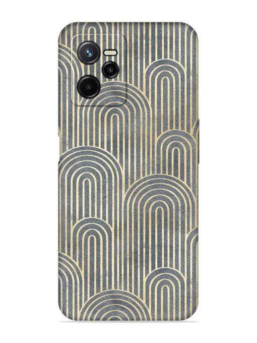 Art Deco Style Embossed Soft Silicone Case for Realme Narzo 50A Prime