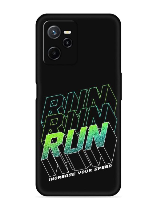 Run Embossed Soft Silicone Case for Realme Narzo 50A Prime