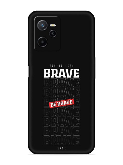 Be Brave Embossed Soft Silicone Case for Realme Narzo 50A Prime Zapvi