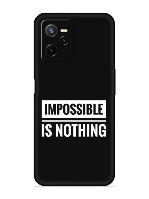 Impossible Is Nothing Embossed Soft Silicone Case for Realme Narzo 50A Prime