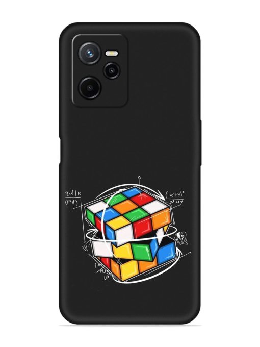 Cubik Vector Embossed Soft Silicone Case for Realme Narzo 50A Prime