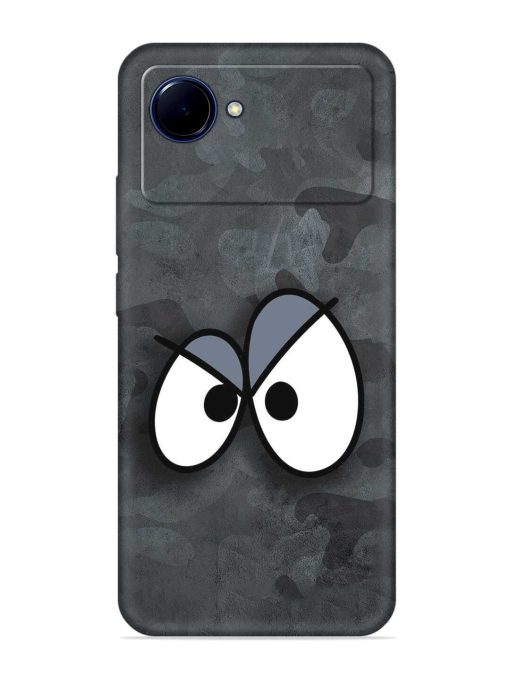 Big Eyes Night Mode Embossed Soft Silicone Case for Realme Narzo 50I Prime Zapvi