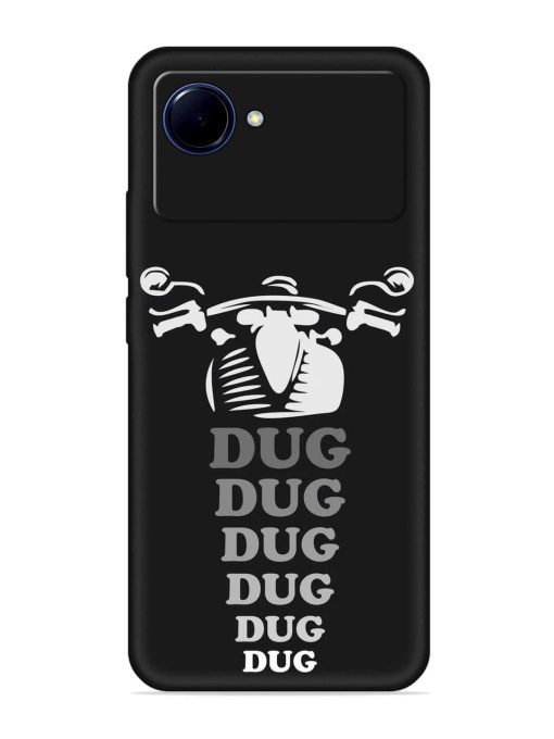 Dug Dug Dug Embossed Soft Silicone Case for Realme Narzo 50I Prime