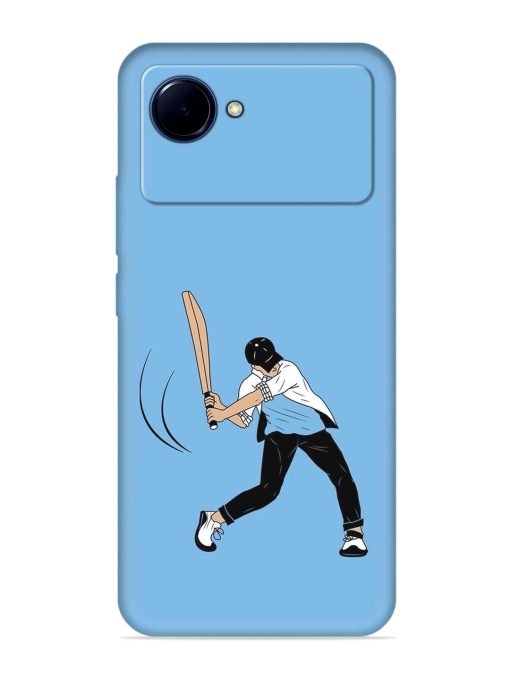 Cricket Gully Boy Embossed Soft Silicone Case for Realme Narzo 50I Prime Zapvi