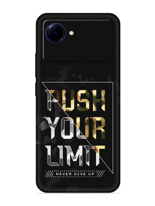 Push Your Limits Embossed Soft Silicone Case for Realme Narzo 50I Prime Zapvi