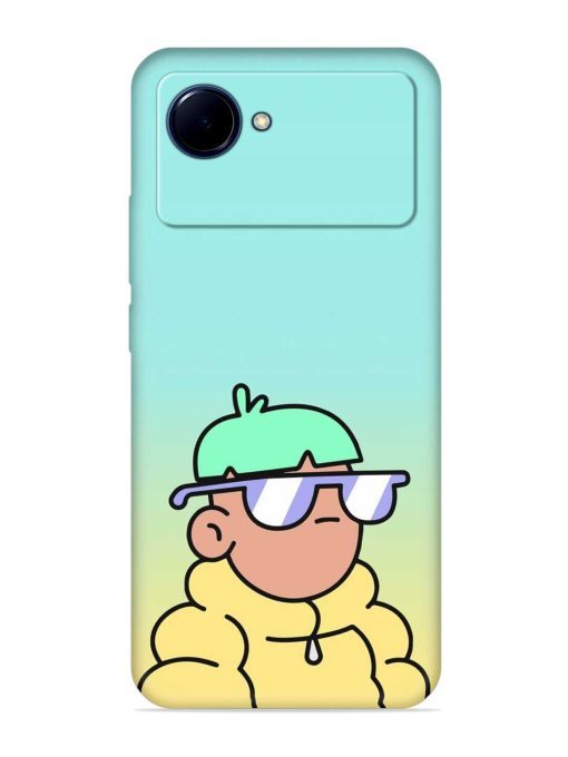 Doodles Cool Character Embossed Soft Silicone Case for Realme Narzo 50I Prime Zapvi