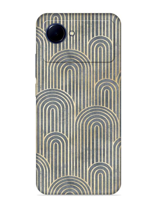 Art Deco Style Embossed Soft Silicone Case for Realme Narzo 50I Prime