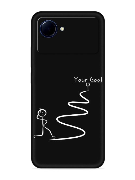 Your Goal Embossed Soft Silicone Case for Realme Narzo 50I Prime Zapvi