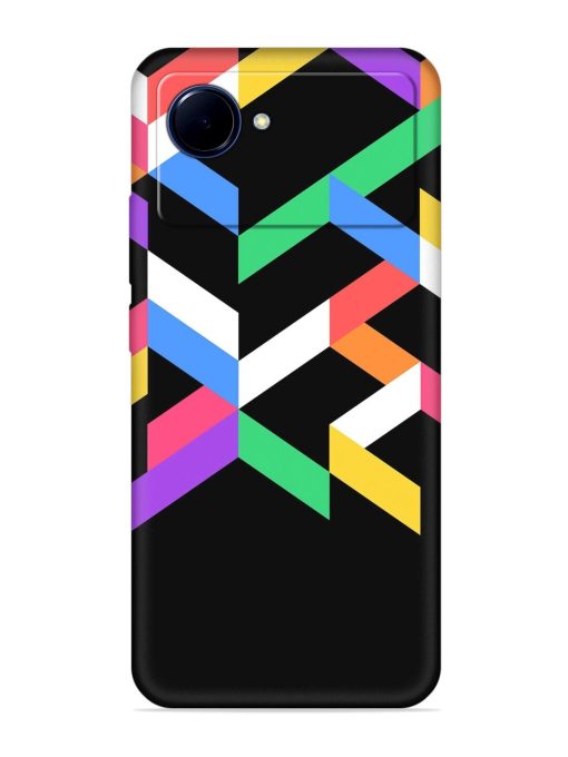 Colorshape Abstarct Embossed Soft Silicone Case for Realme Narzo 50I Prime Zapvi