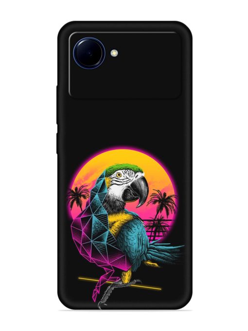 Rad Parrot Embossed Soft Silicone Case for Realme Narzo 50I Prime Zapvi