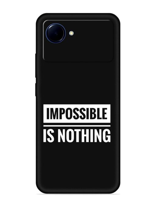 Impossible Is Nothing Embossed Soft Silicone Case for Realme Narzo 50I Prime Zapvi