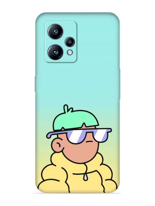 Doodles Cool Character Embossed Soft Silicone Case for Realme Narzo 50 Pro Zapvi