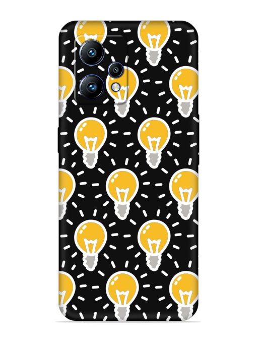 Light Bulb Seamless Embossed Soft Silicone Case for Realme Narzo 50 Pro