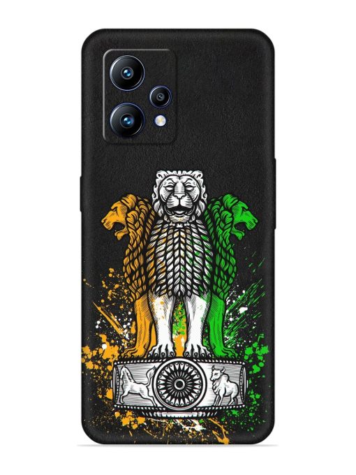 Pillars Of Ashoka Embossed Soft Silicone Case for Realme Narzo 50 Pro Zapvi