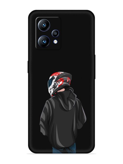 Motorcycle Rider Embossed Soft Silicone Case for Realme Narzo 50 Pro Zapvi