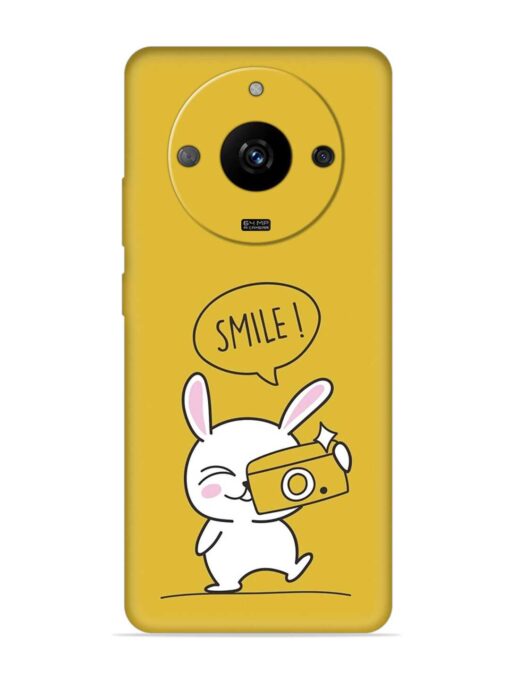 Hey Smile Please Embossed Soft Silicone Case for Realme Narzo 60 (5G) Zapvi