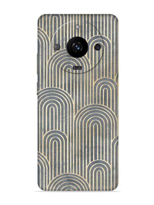 Art Deco Style Embossed Soft Silicone Case for Realme Narzo 60 (5G) Zapvi