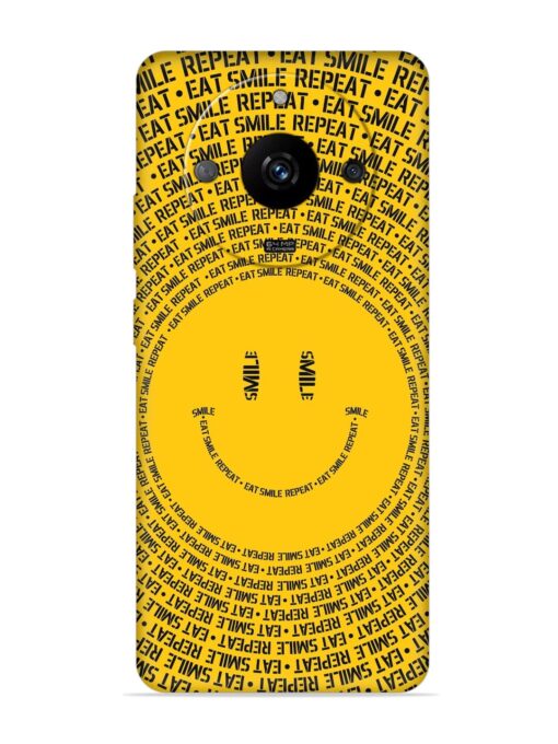 Smiley Embossed Soft Silicone Case for Realme Narzo 60 (5G) Zapvi