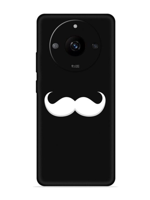 Mustache Vector Embossed Soft Silicone Case for Realme Narzo 60 (5G)