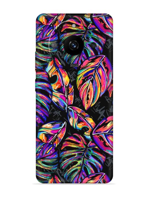 Tropical Seamless Vector Embossed Soft Silicone Case for Realme Narzo 60 Pro (5G)