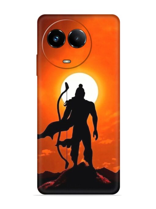 Shree Ram Embossed Soft Silicone Case for Realme Narzo 60X (5G) Zapvi