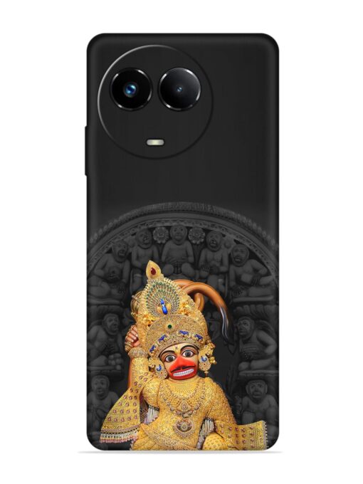 Indian Gold Hanuman Embossed Soft Silicone Case for Realme Narzo 60X (5G)