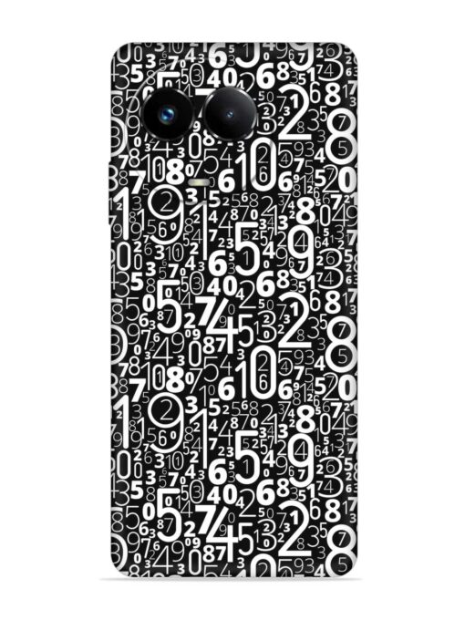 Many Numbers Different Embossed Soft Silicone Case for Realme Narzo 60X (5G)