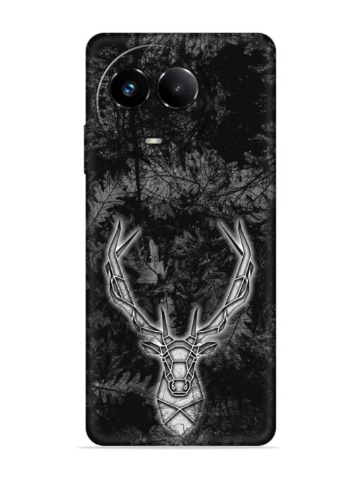 Ancient Deer Embossed Soft Silicone Case for Realme Narzo 60X (5G)