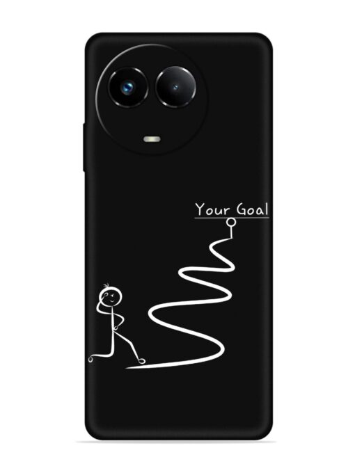 Your Goal Embossed Soft Silicone Case for Realme Narzo 60X (5G)