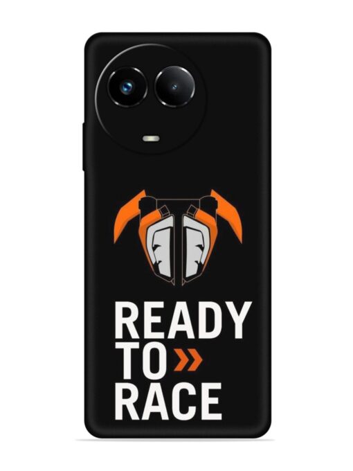 Ready To Race Embossed Soft Silicone Case for Realme Narzo 60X (5G)