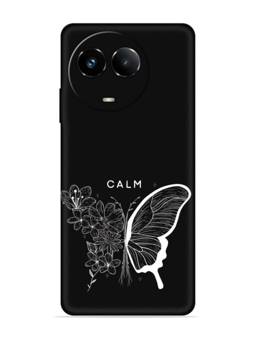 Calm Embossed Soft Silicone Case for Realme Narzo 60X (5G)