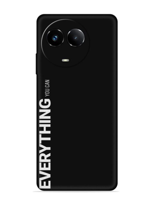 Everything You Can Embossed Soft Silicone Case for Realme Narzo 60X (5G)