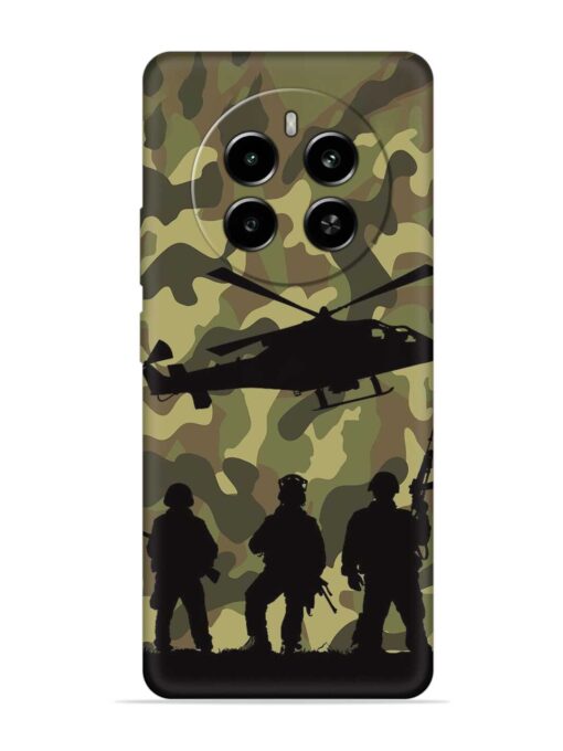 Army Heros Embossed Soft Silicone Case for Realme Narzo 70 (5G) Zapvi