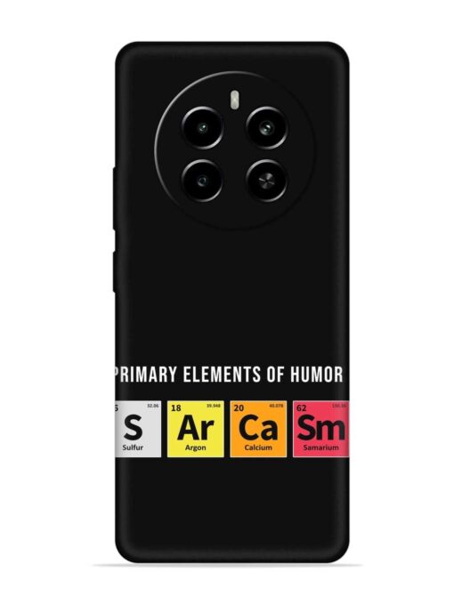 Primary Elements Humor Embossed Soft Silicone Case for Realme Narzo 70 (5G) Zapvi