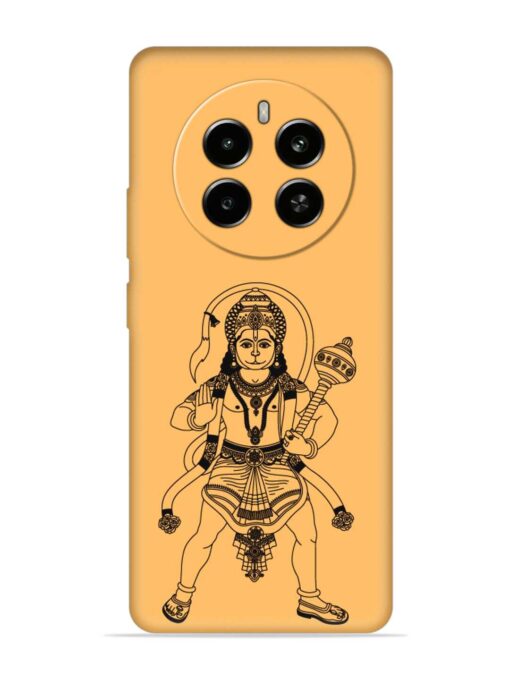 Indian God Hanuman Embossed Soft Silicone Case for Realme Narzo 70 (5G) Zapvi